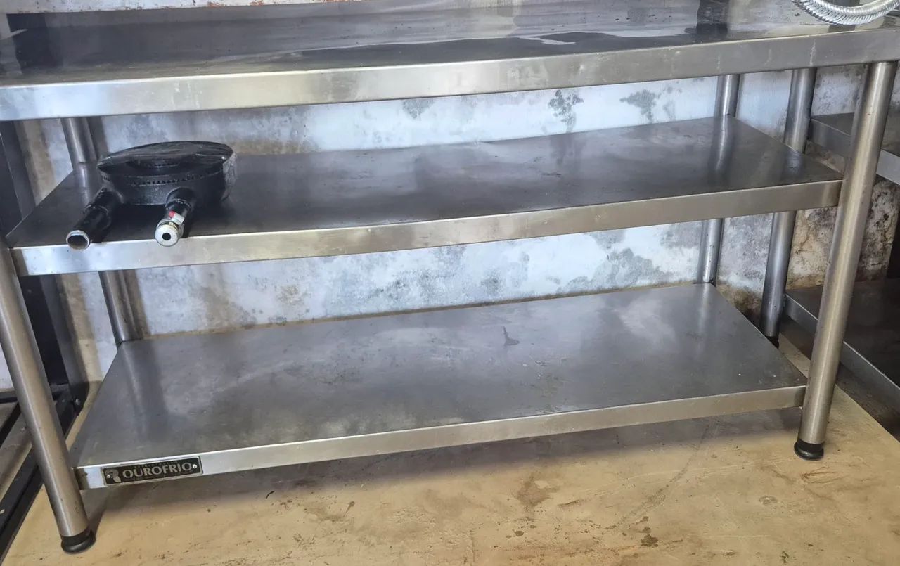 ? Mesa de Aço Inox Industrial OUROFRIO ? - Foto 3