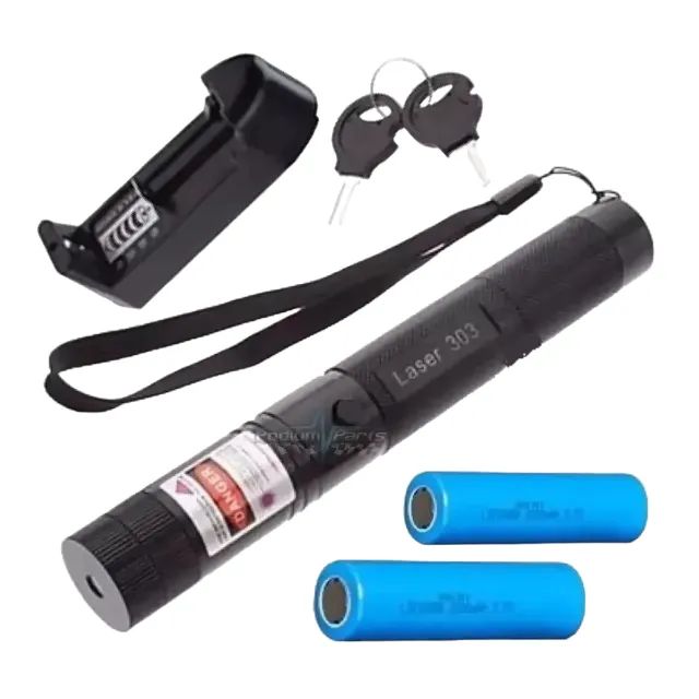 CANETA LASER PARA REUNIÕES ESTUDOS APRESENT. VERDE LONGO ALCANCE RECARREG. LUATEK LT403 - Foto 3