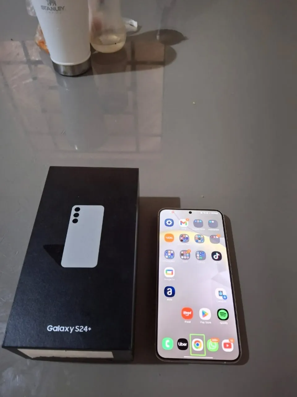 SAMSUNG Galaxy S24+ 256GB Cinza - Impecável e com Garantia até 09/2025