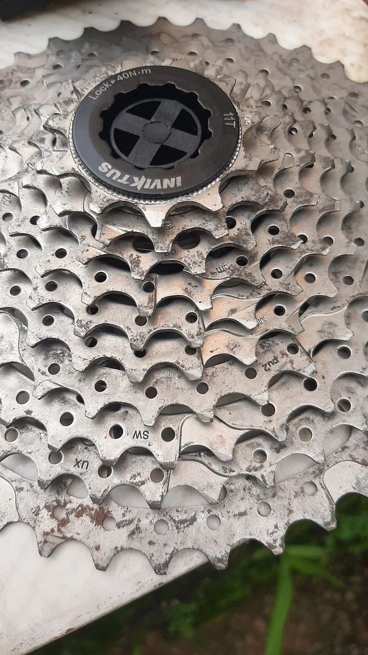 Trocadores Shimano Deore,k7 e coroa - Foto 2