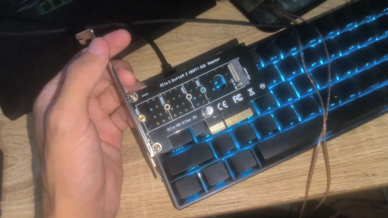 Adaptador PCIe 3.0x4 para NvMe M.2