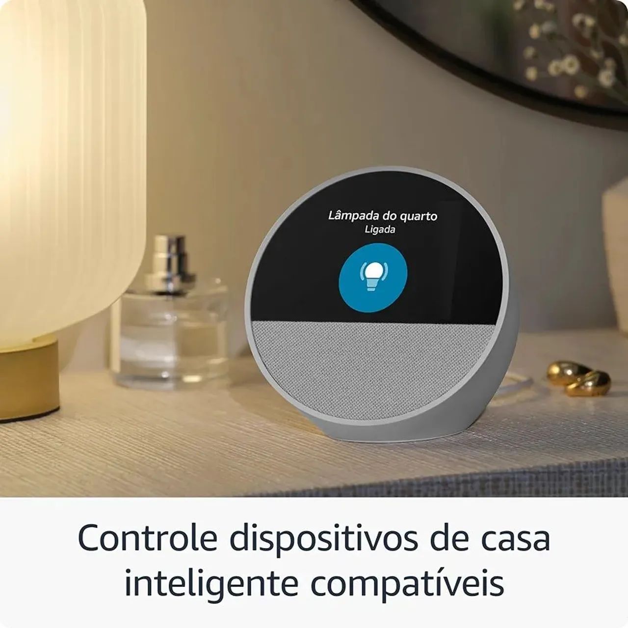 Echo Spot com Alexa (Geração mais recente) Lacrado  - Foto 5