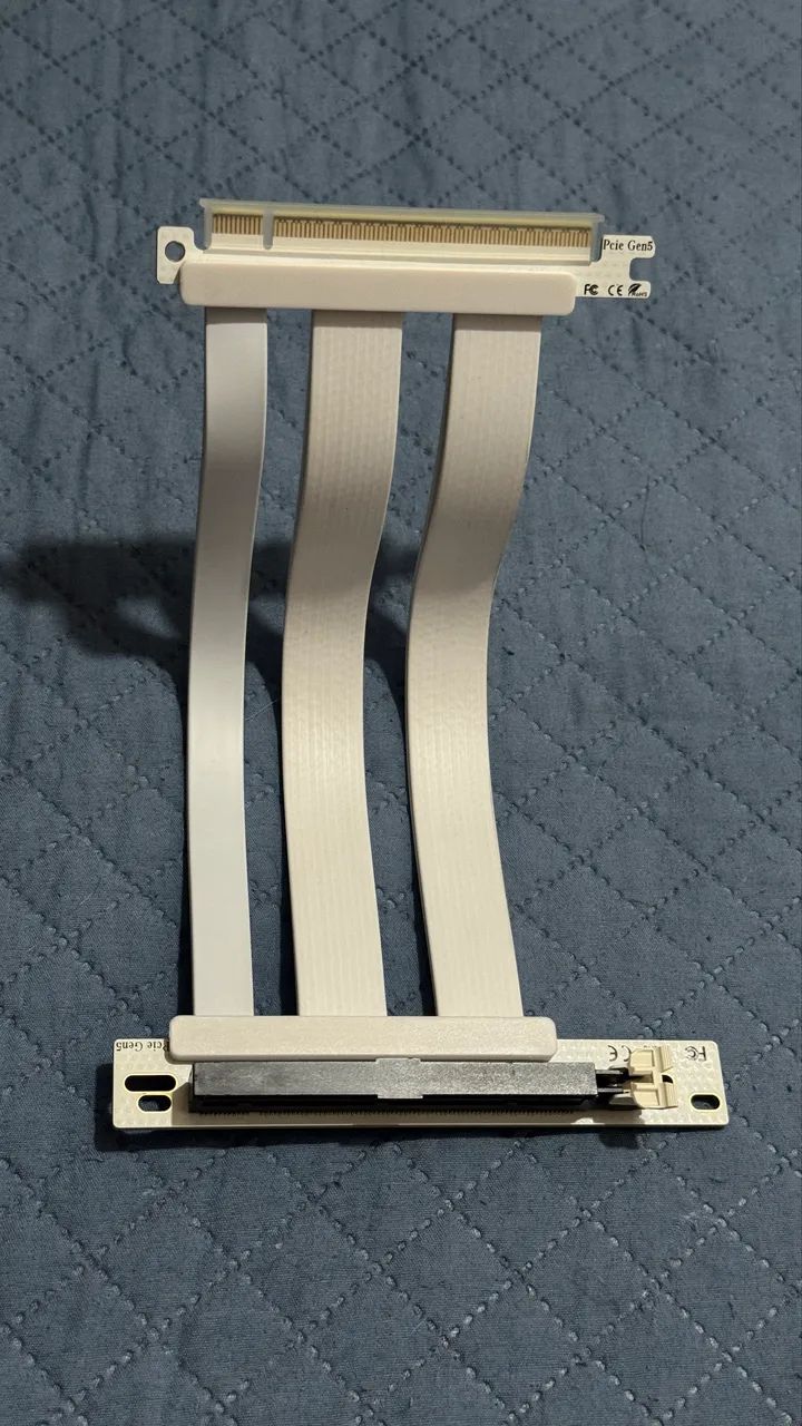 Cabo Riser PCIe Gen 5.0 - Branco - Foto 2