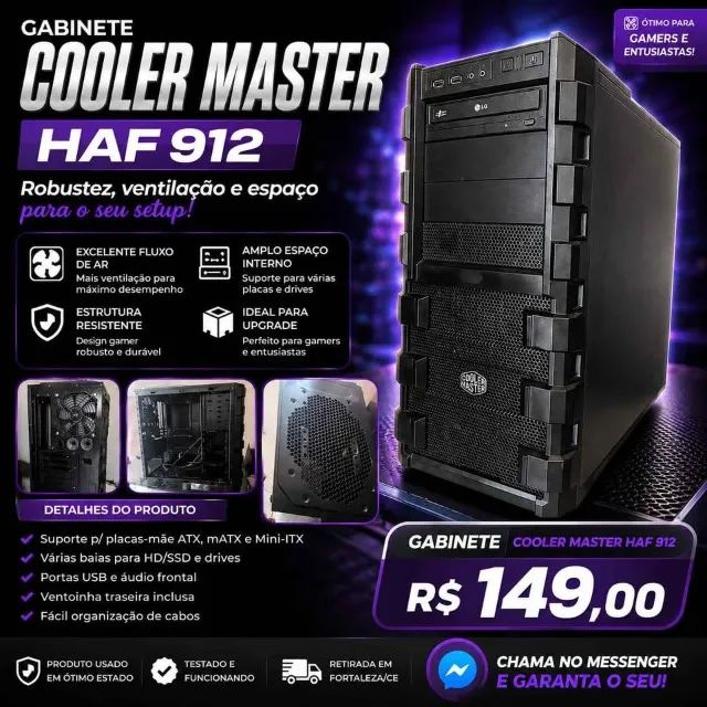 Gabinete Cooler Master HAF912