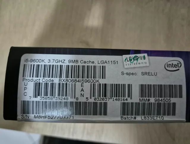 Processador Intel Core i5-9600K 3.7GHz LGA 1151 - 9ª Geração - Foto 2