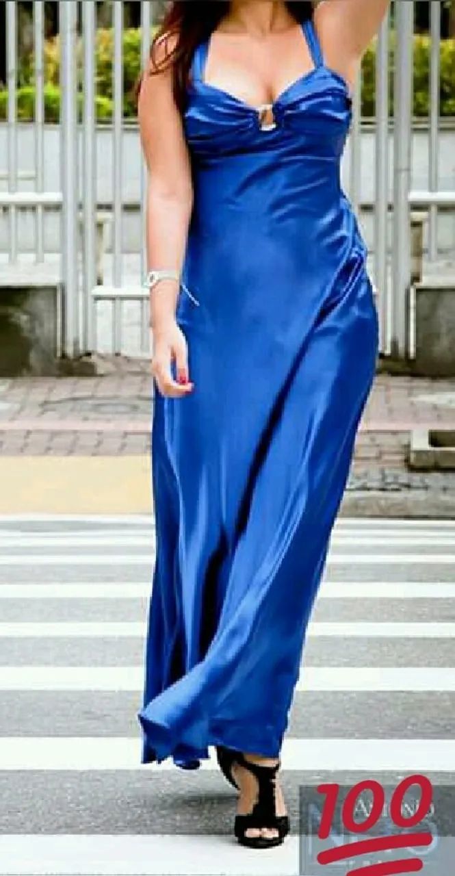 Vestido Longo (Azul)