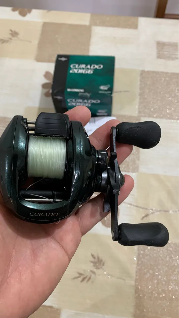 orange shimano reel Lew's Mach Crush Spinning COMBOS Size:SE905/4 making repeated casts and Amazon Best Sellers: Best