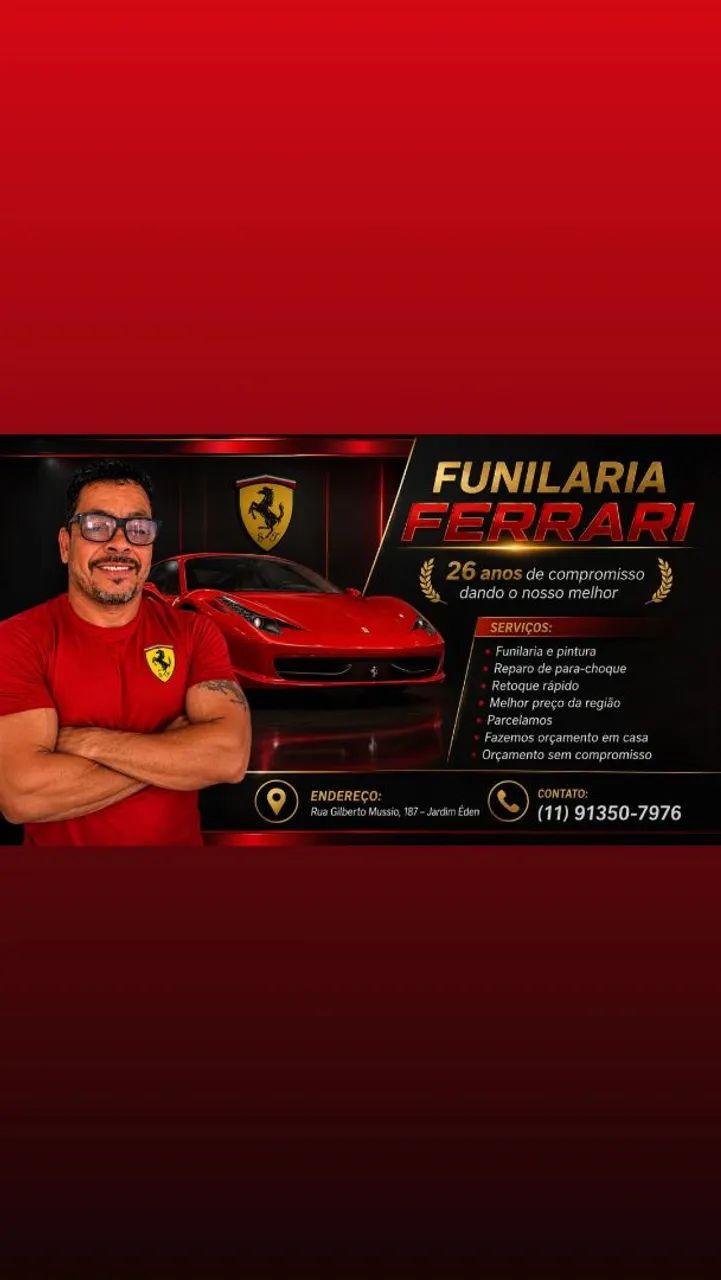 Funilaria e pintura Ferrari 