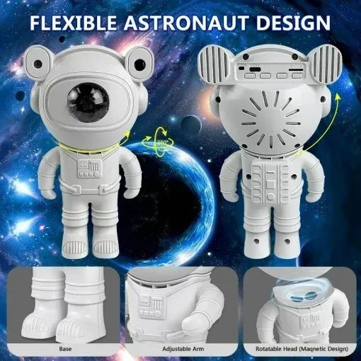 Projetor Astronauta Céu Estrelado Com Bluetooth - Entrega Grátis - Foto 2