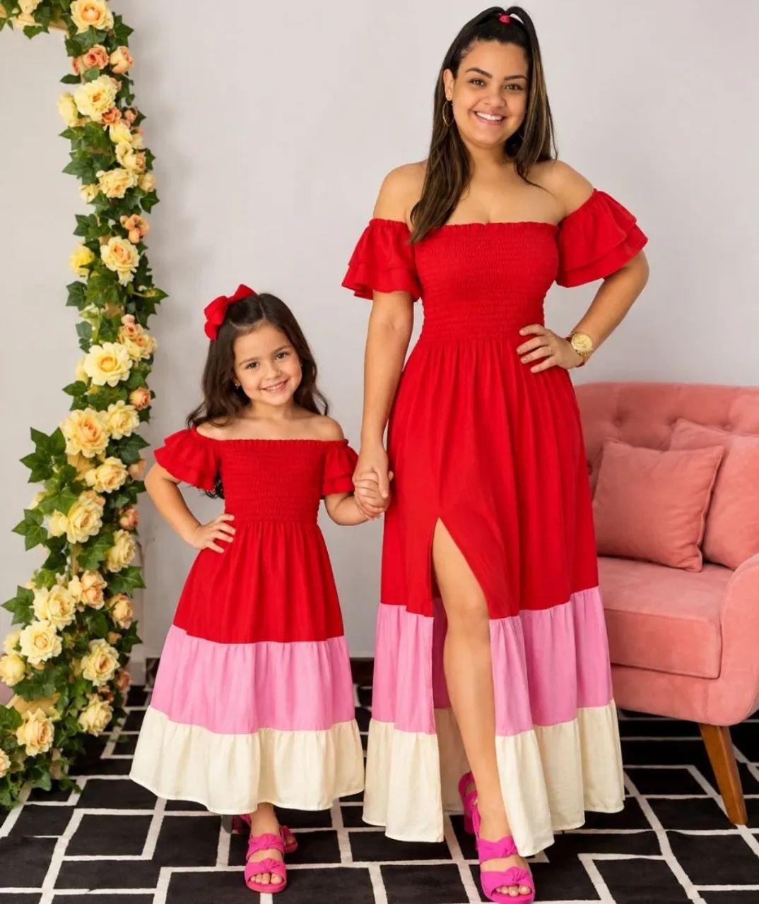 Vestido mãe e filha 