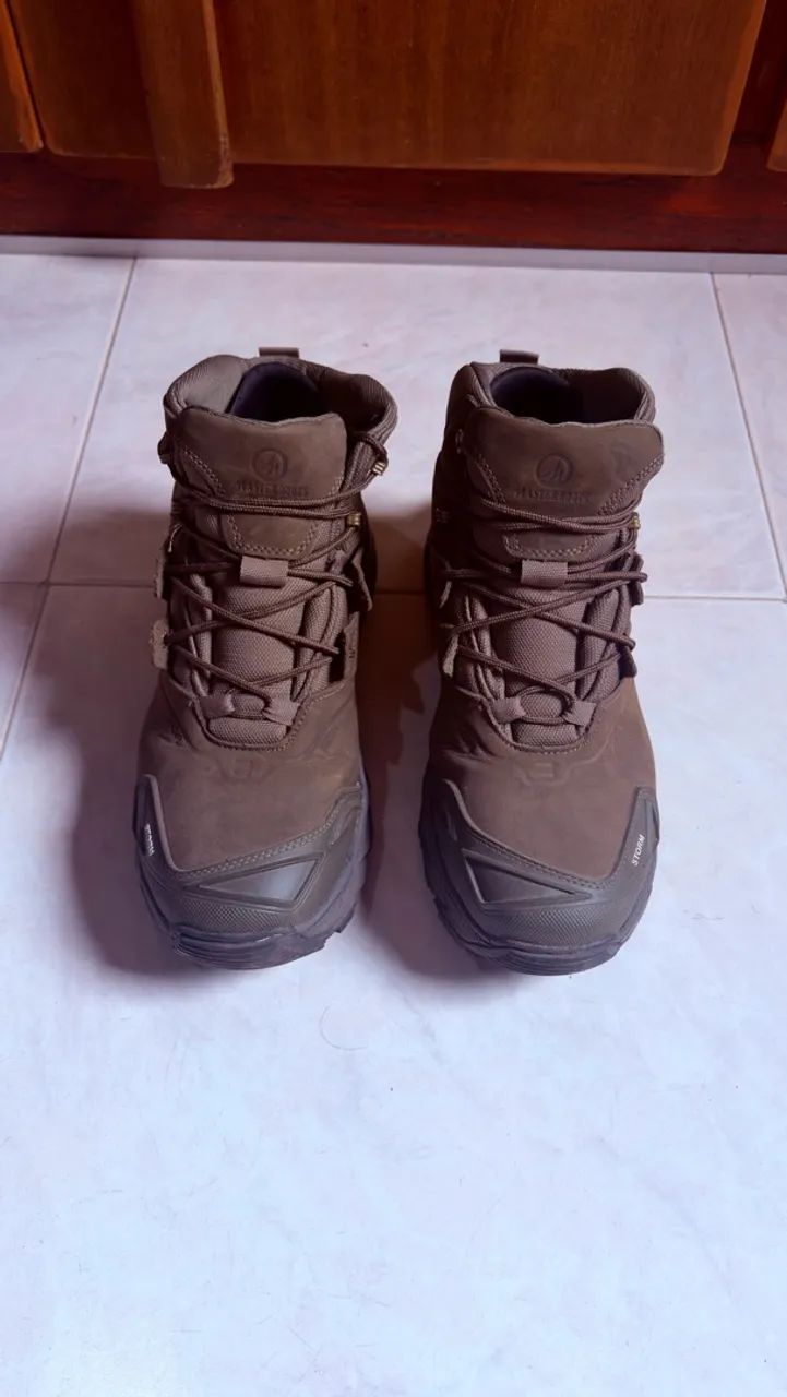 Bota Coturno couro - Foto 2