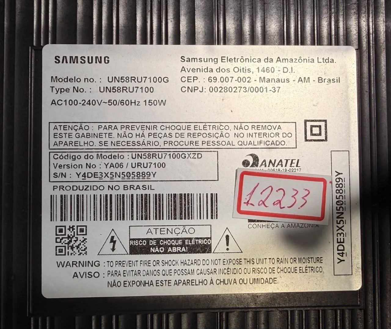 TV Samsung 58 Defeito na placa - Foto 3