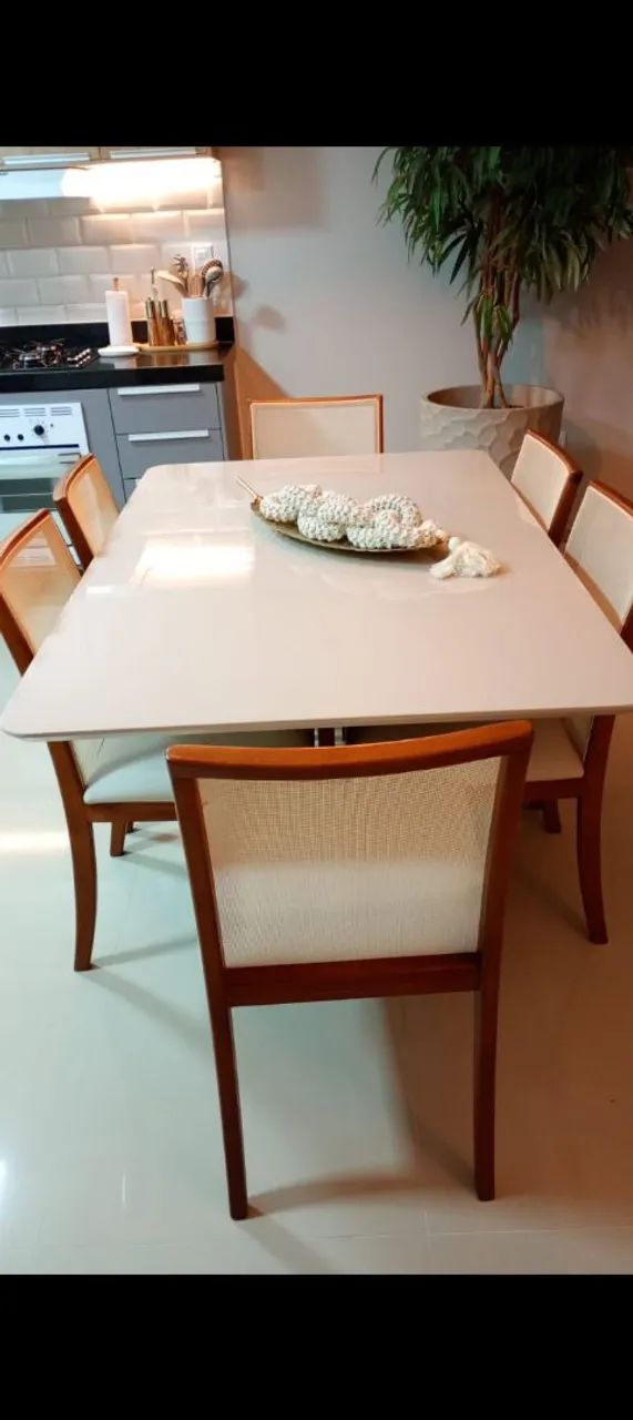 Mesa de jantar com 6 cadeiras  - Foto 3