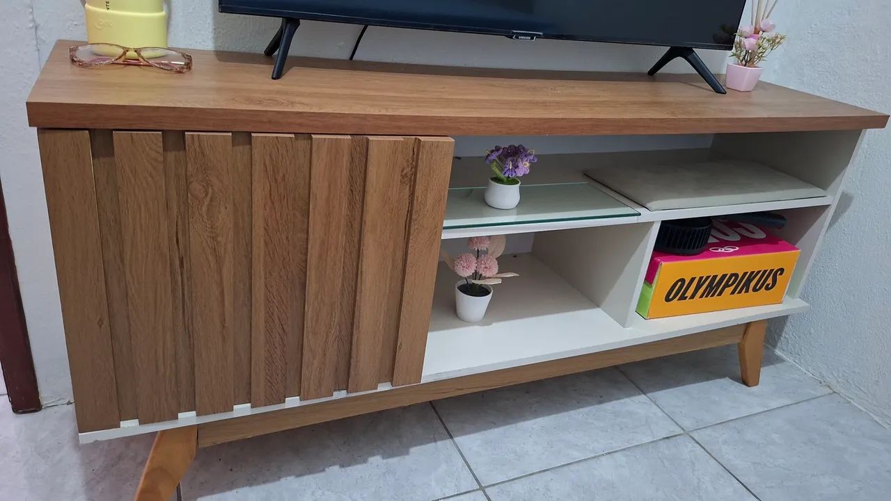 TV smart 43" + rack seminova - Foto 4