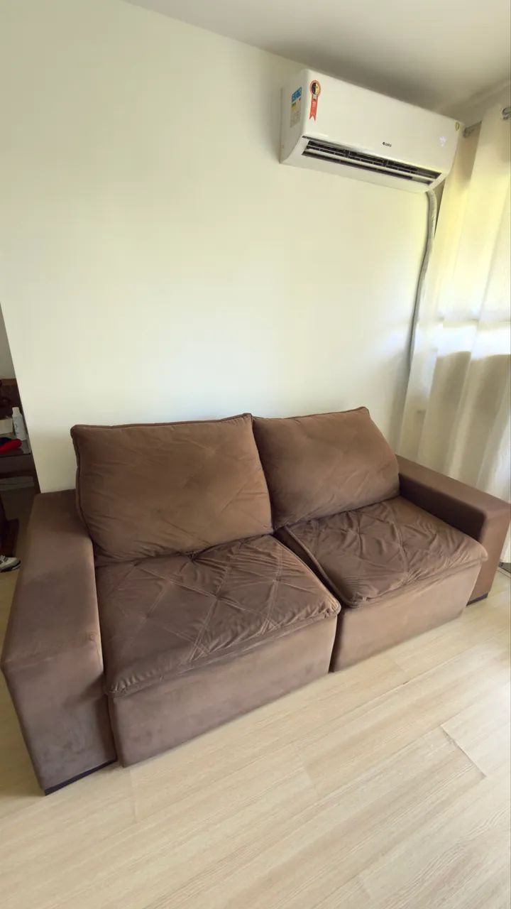 Sofá Marrom 2.30M - Foto 2