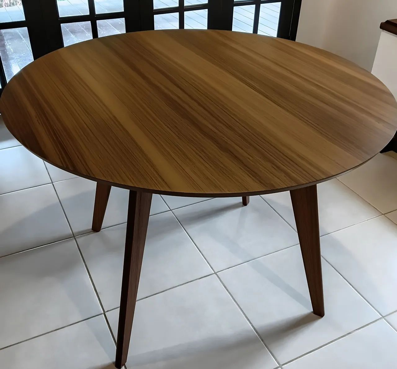 Mesa de Jantar Redonda Nova laminada Natural - Foto 3