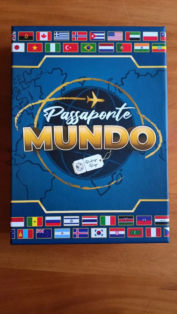 Passaporte Mundo - Jogo de Tabuleiro