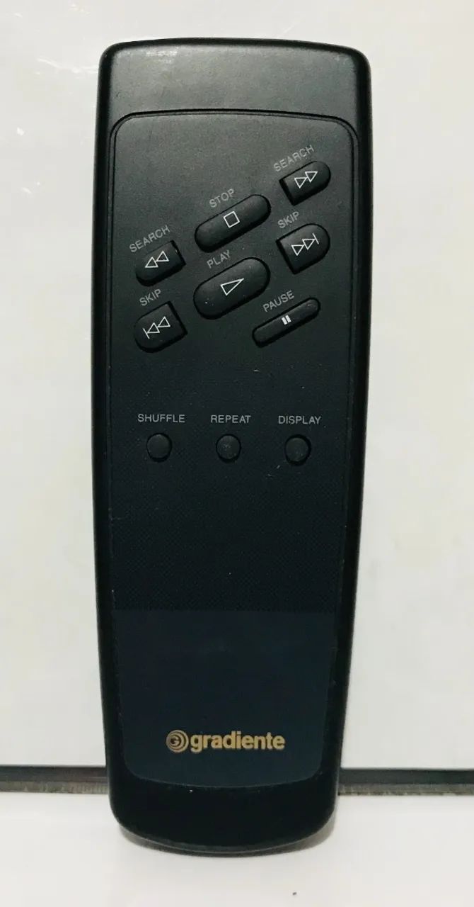 CONTROLE REMOTO ORIGINAL GRADIENTE PARA CD PLAYER ANTIGO MOD. CDP-AT3