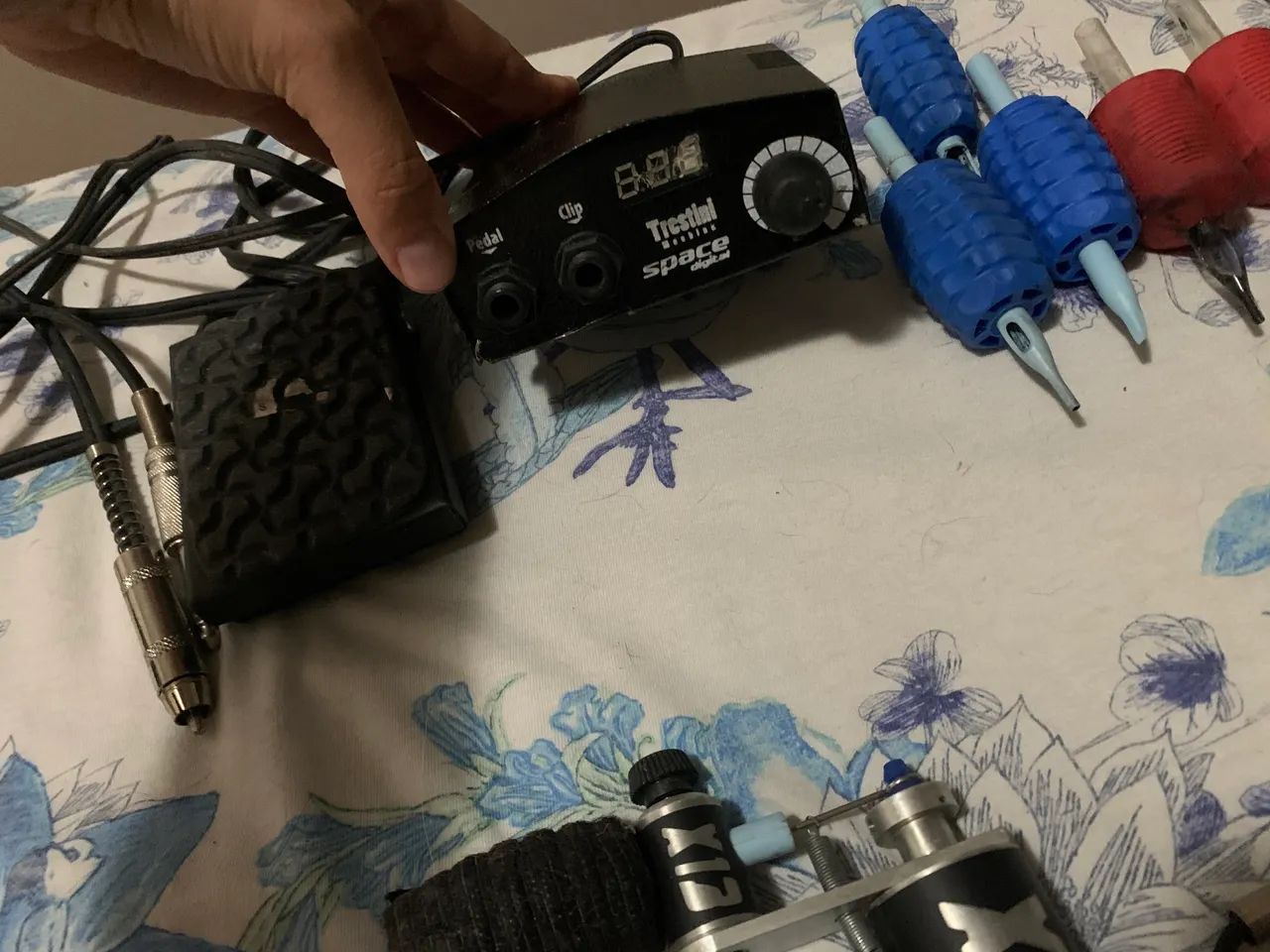 Maquina de tatuagem X13 com pedal - Foto 4