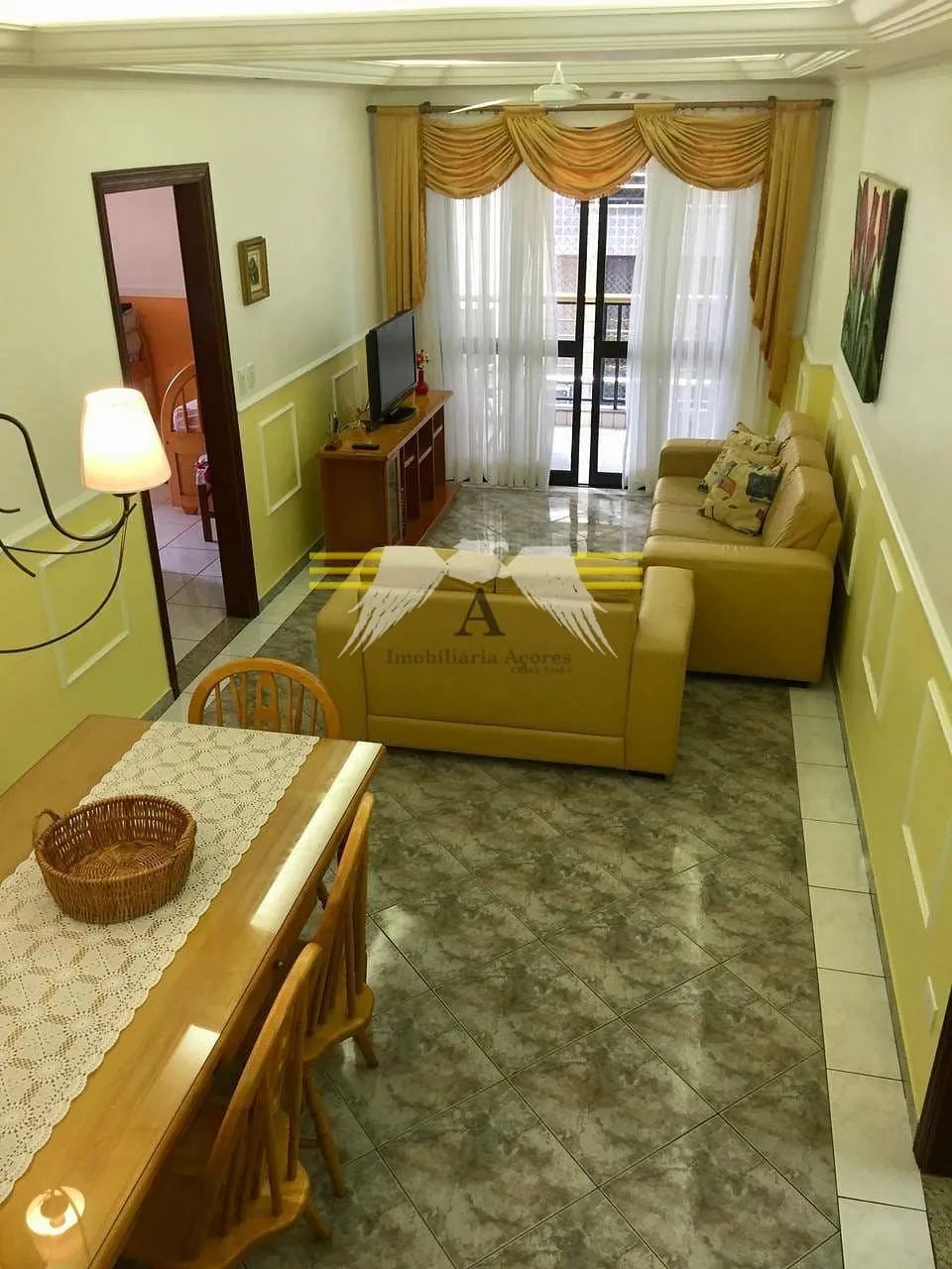 De Frente Para a Praia   Apartamento com Vista Mar, 86m² com 2 Dormitórios, 1 Vaga de Gara - Foto 3