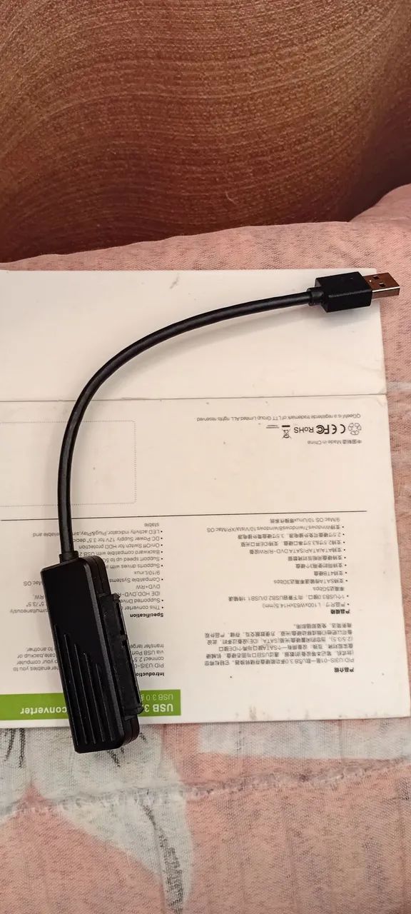 Conversor USB 3.0 para hd 2,5" (notebook) ou ssd - Foto 5