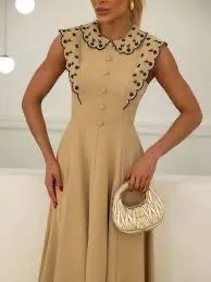 vestido limonada pink midi bege pp - Foto 2
