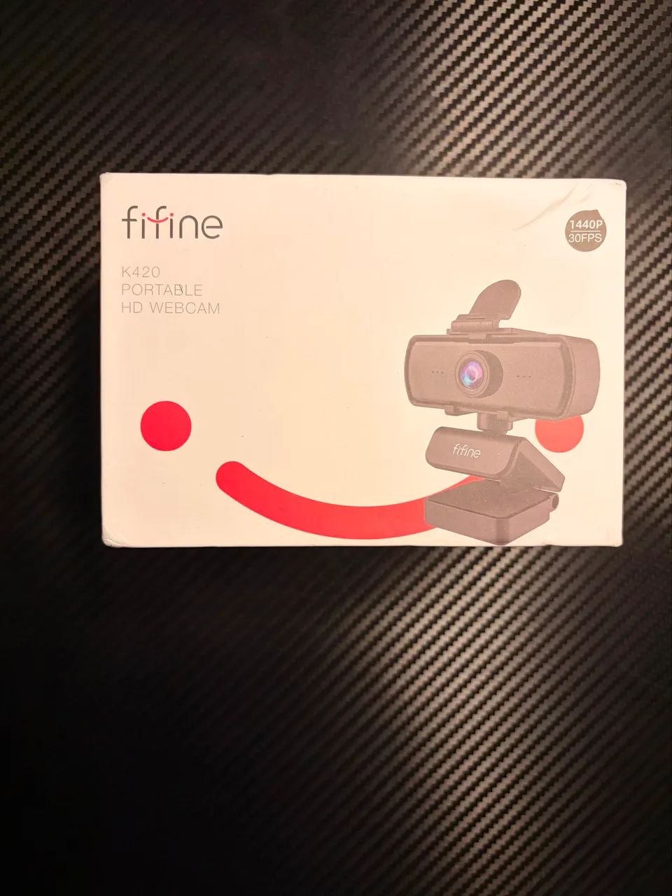 Webcam Fifine K420 Full HD 1440p 30FPS com Microfone Integrado