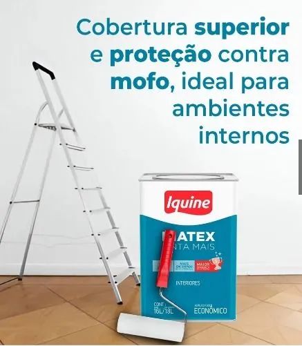 Sua Parede livre de MOFO Tinta ANTIMOFO DIATEX 18 lt Branca Promoção 179.00 Pix 