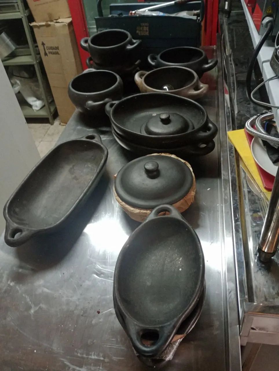 Panelas de barro pra restaurante 