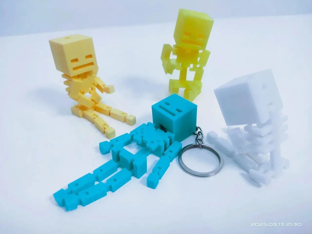 KIT 3 ESQUELETOS MINECRAFT ARTICULADO  - Foto 5