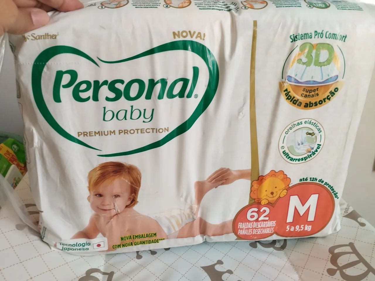 2 pacotes de Fraldas  Huggies e Personal Premium 