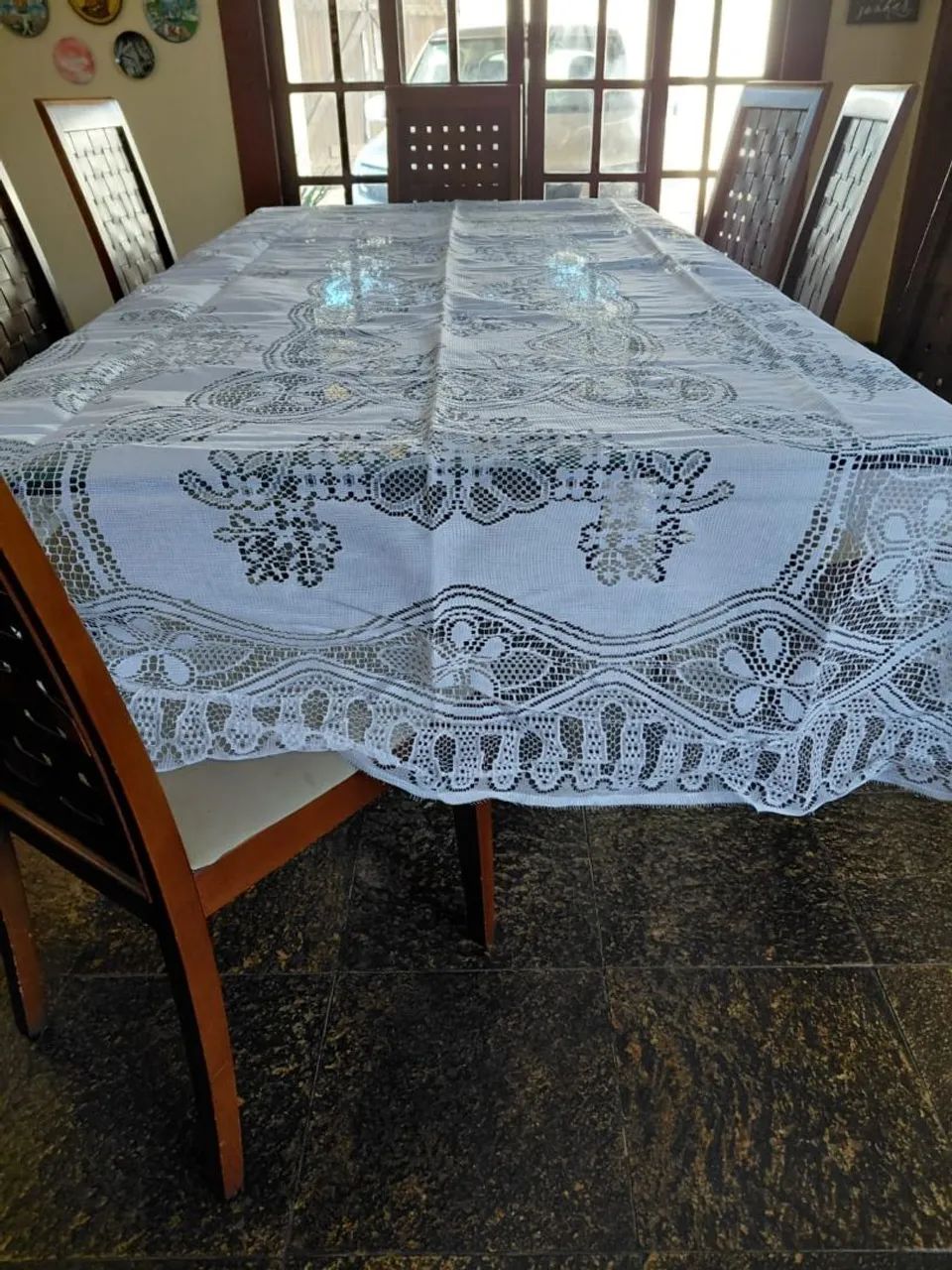 Toalha de mesa rendada - Foto 2