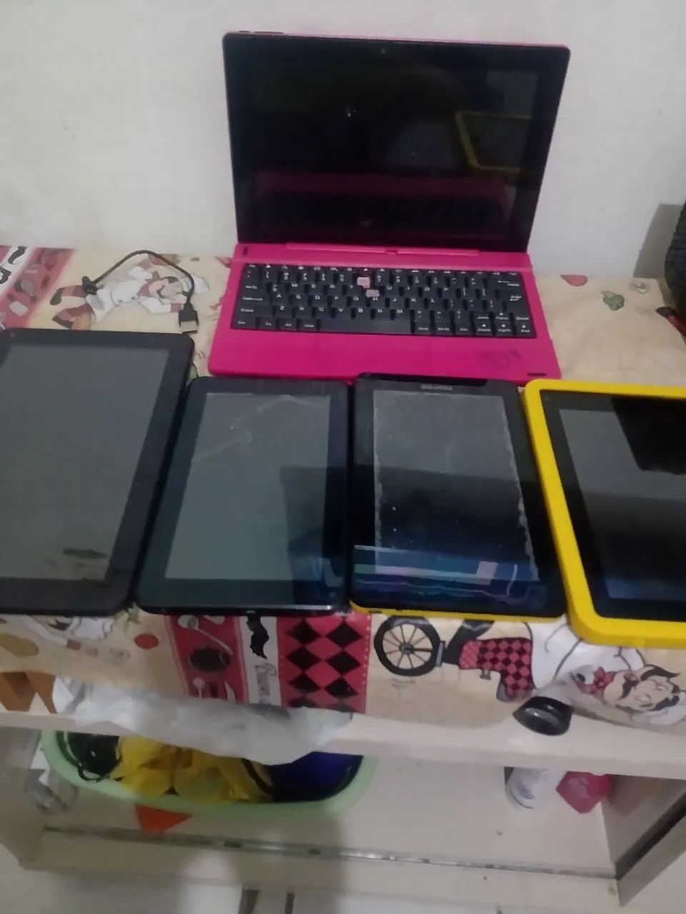 5 Tablets Multilaser M7 e outros polaroide único preço  - Foto 3