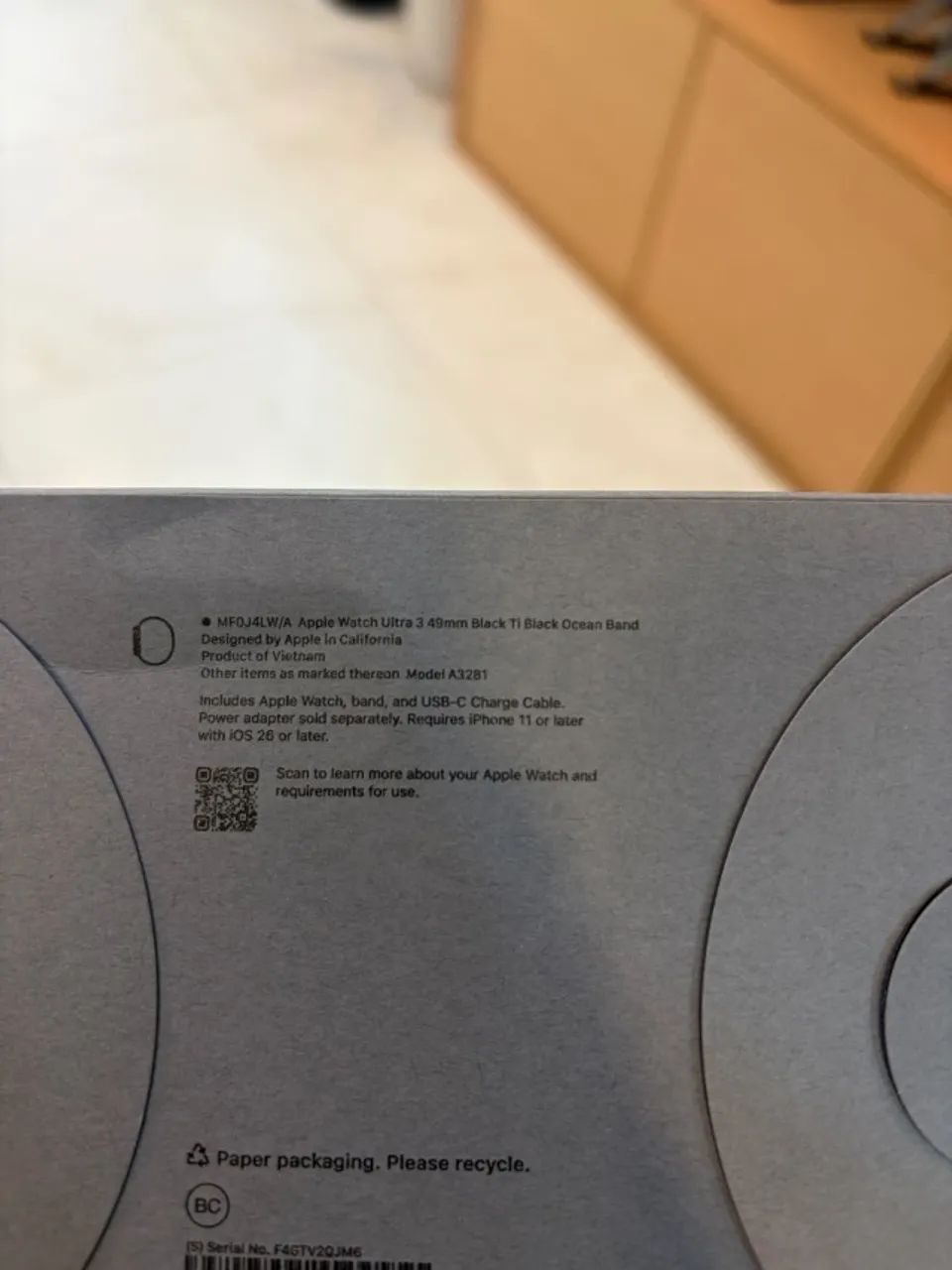 Apple Watch Ultra 3 Black Lacrado  - Foto 2