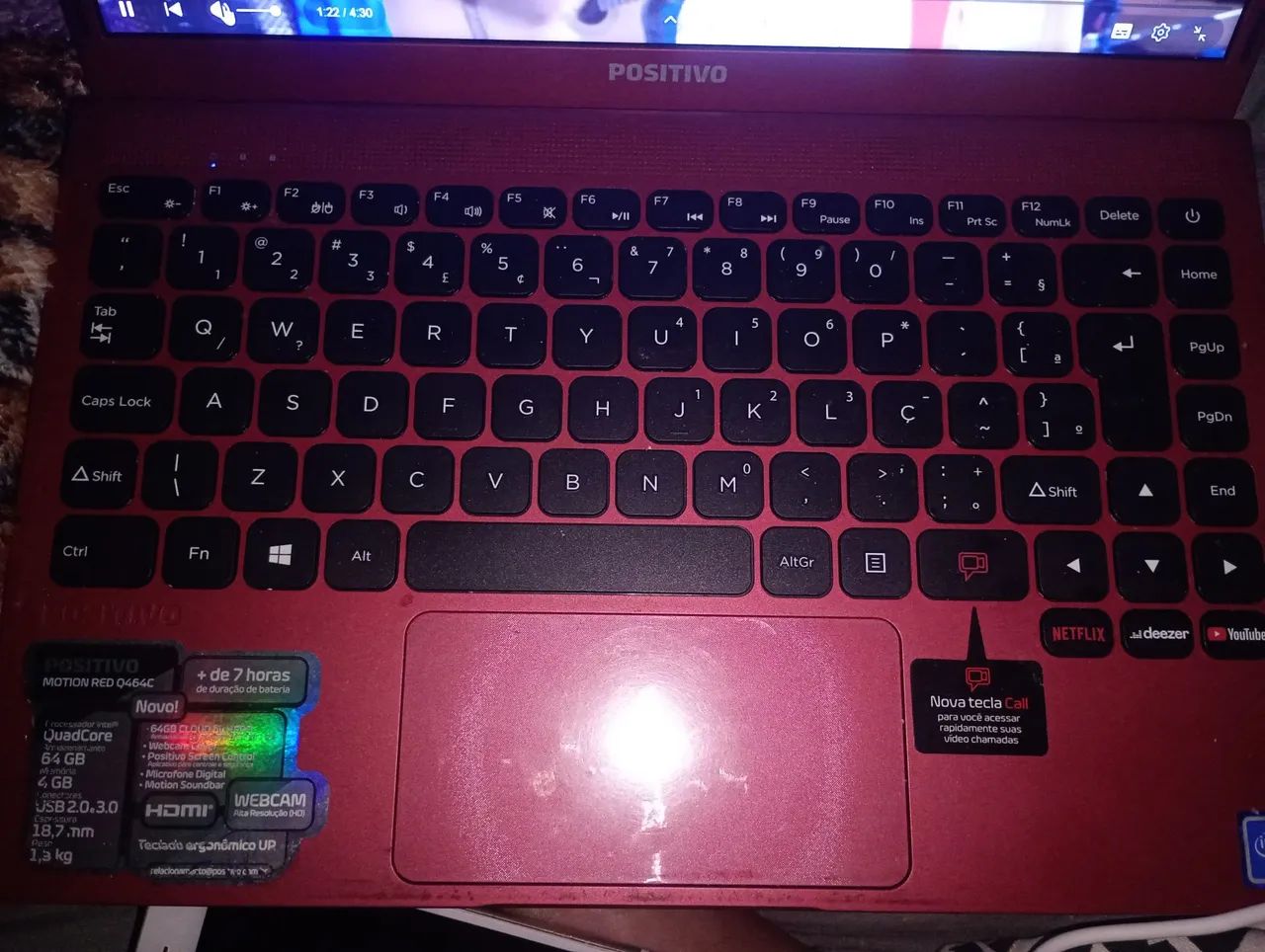 Notebook Positivo 64GB Windows 10, 4 memória RAM  - Foto 2
