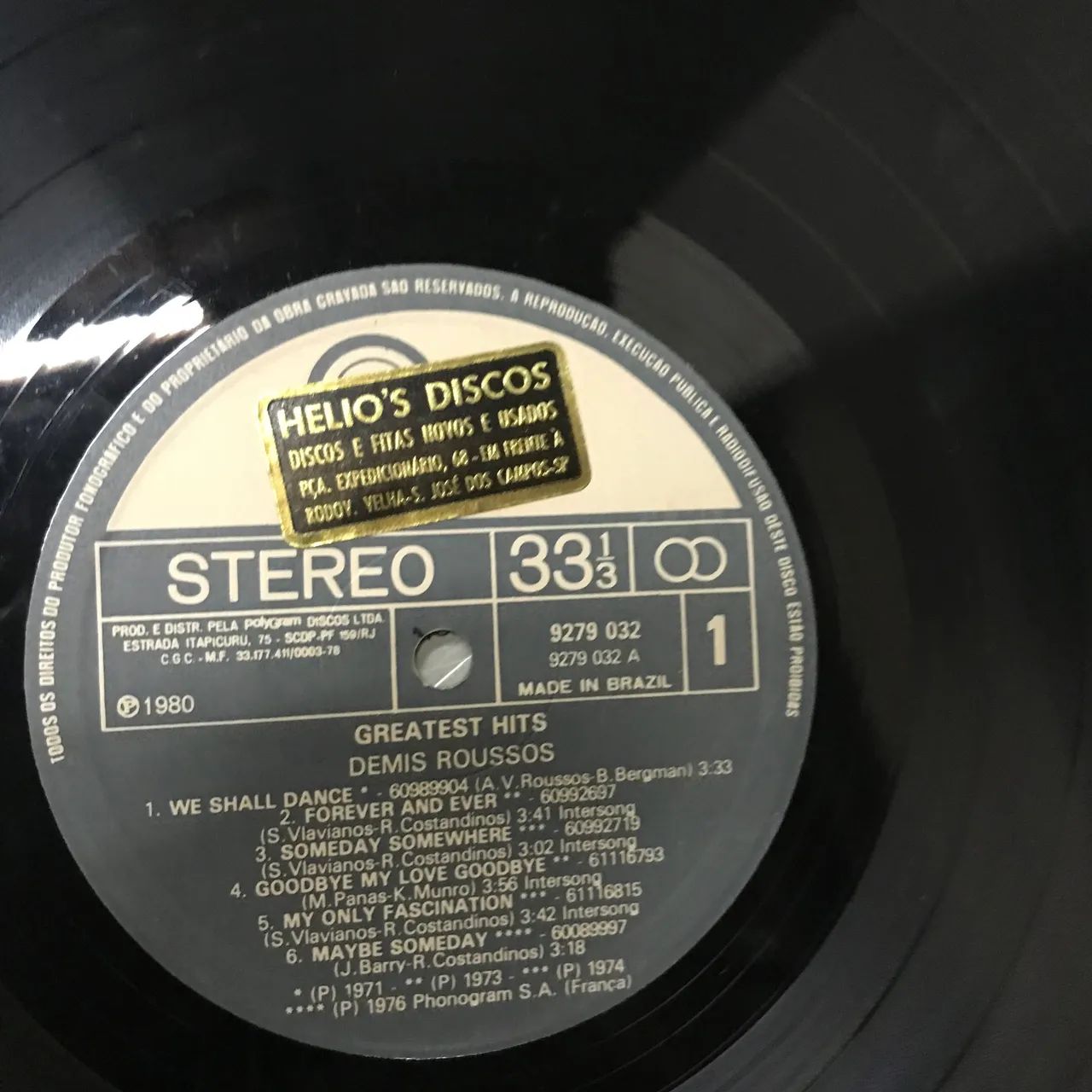 Lp greatest  hits  Demis Roussos - Foto 4