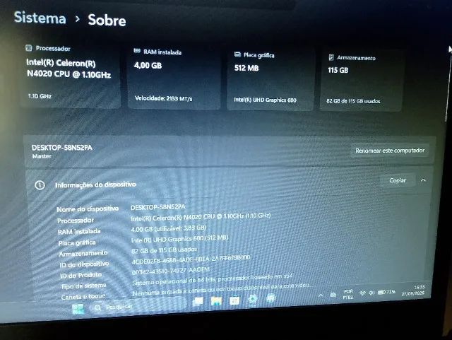 Notebook da positivo, otimo para estudos e trabalhos leves - Foto 3