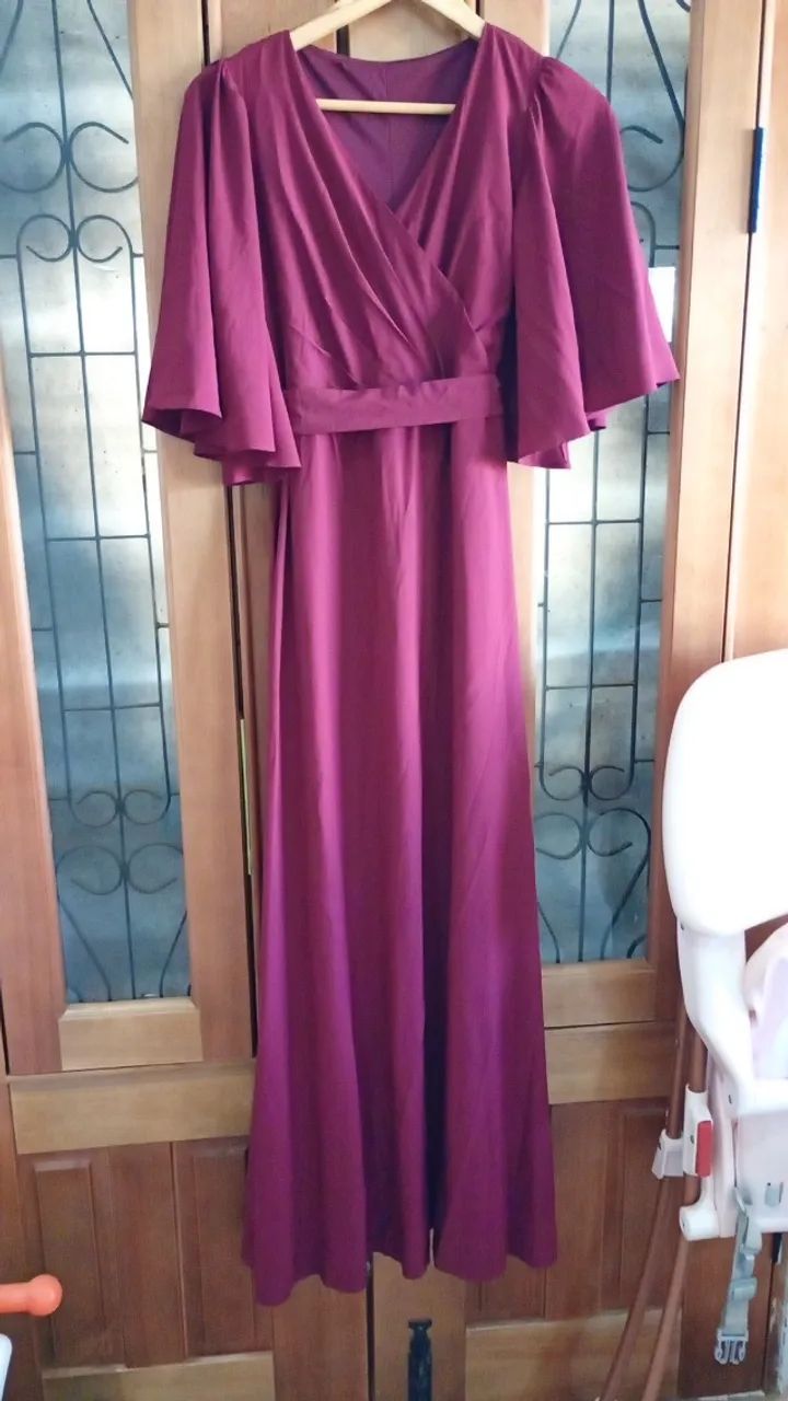 Vestido de festa marsala  - Foto 3