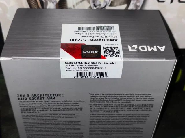 Processador AMD Ryzen5 5500 - Foto 2