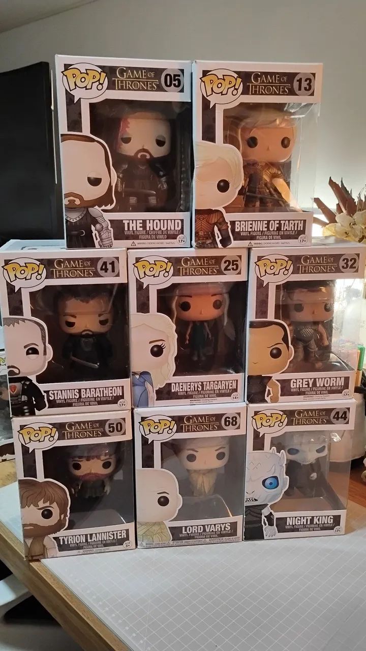Coleção Funkos POP Game of Thrones - Diversos 