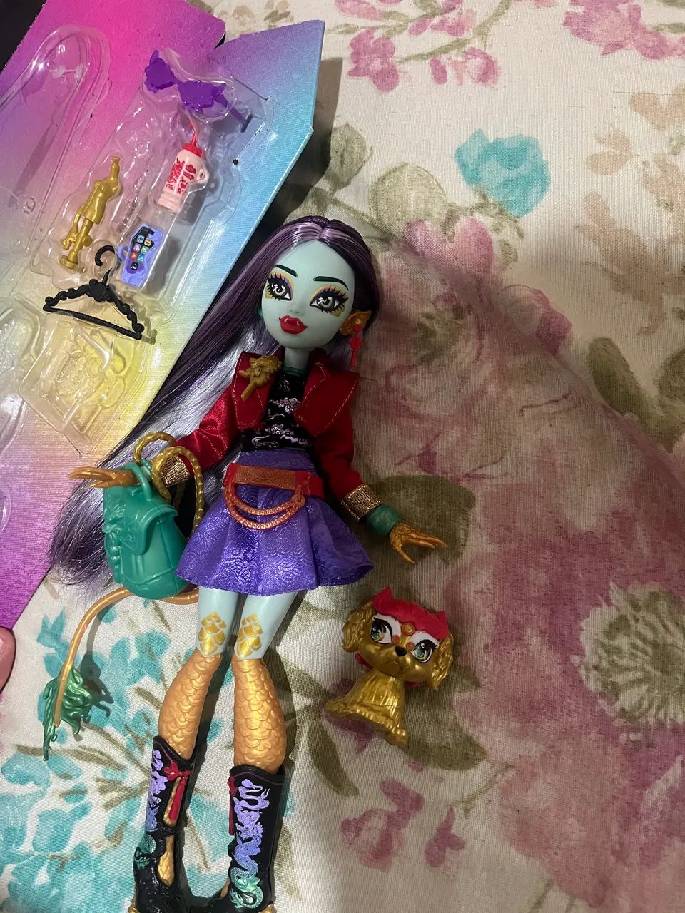 Boneca monster high g3 jina fire completa!  - Foto 2