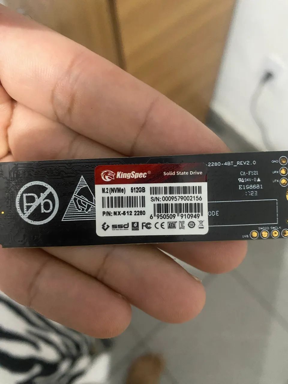 VENDO NVME COM DEFEITO