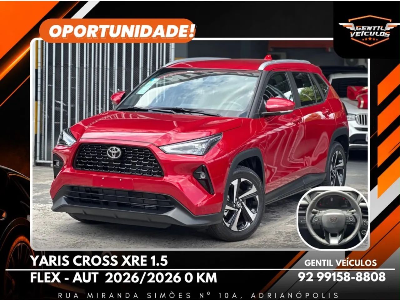 Toyota Yaris Cross XRE 1.5 16V 5p Aut. 2026