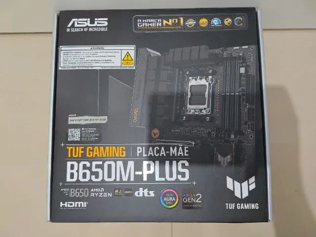 Placa Mae Asus TUF Gaming B650M Plus, DDR5, Socket AM5, Chipset AMD B650, mATX - Foto 4