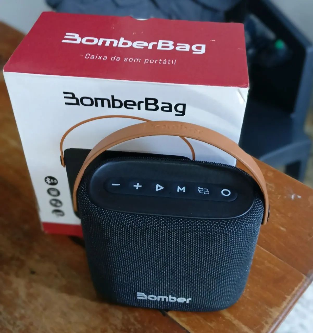 Caixa de som bomber Bag 12Wrms Bluetooth