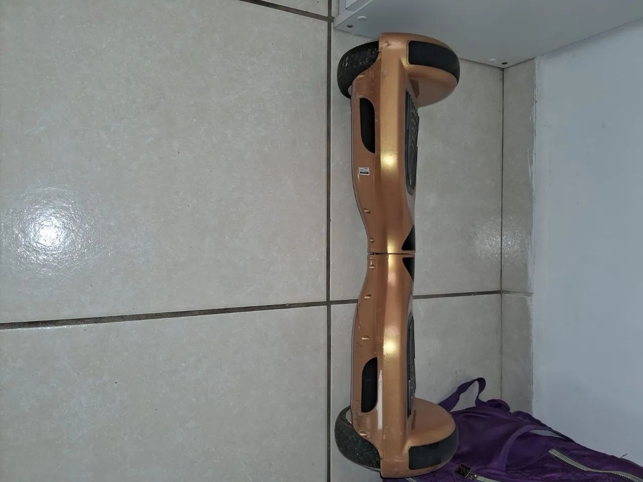 hoverboard (skate elétrico) de 6.5 polegadas na cor dourada/bronze - Foto 2