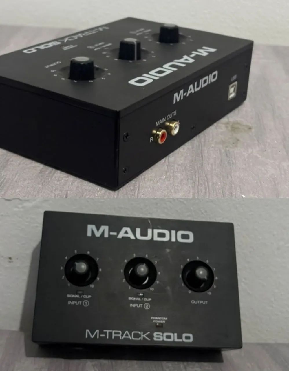 Interface De Áudio M-audio 2 Canais M-track Solo Usb Perfeita - Foto 4