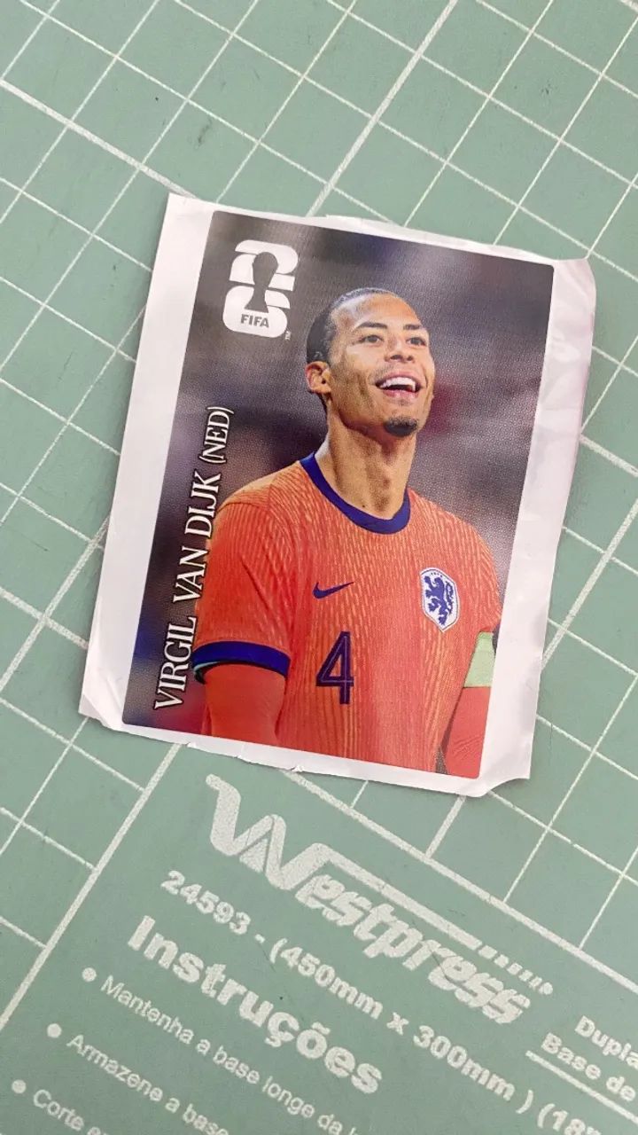 Figurinha Virgil van Dijk CC10 - Copa 2026 - Foto 3