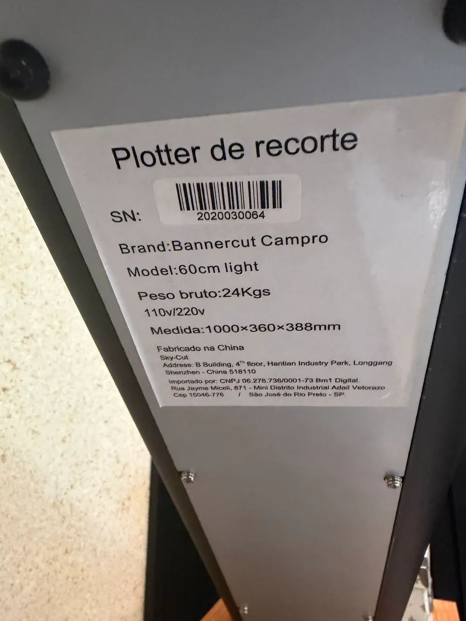 Plotter de recorte bannercut 60cm - Foto 3