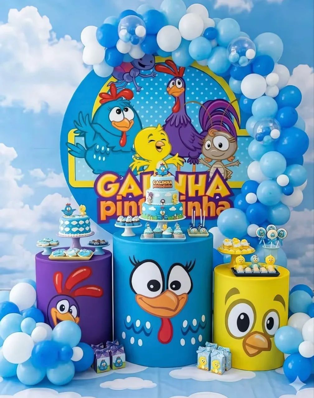 Pegue e monte galinha pintadinha 